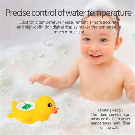 Baby Bath Thermometer Water Floating Baby Toy Bath Safety Temperature ...