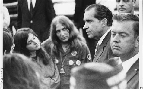 Fifty Years Ago President Nixon Visits The Lincoln Memorial