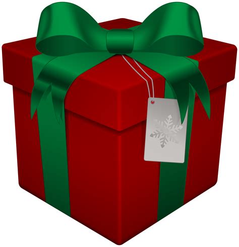 Christmas Gift Box Red Transparent PNG Clip Art | Gallery Yopriceville ...