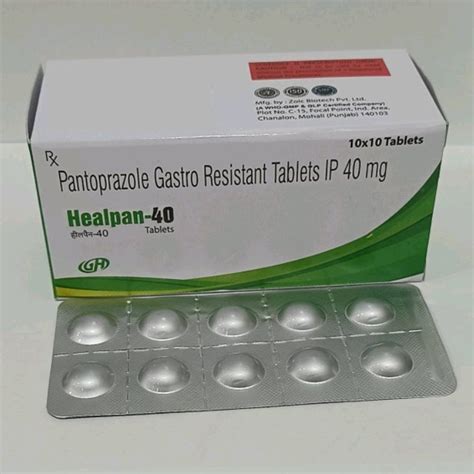 Healpan Pantoprazole Gastro Resistant Tablets Ip Mg Grubheal