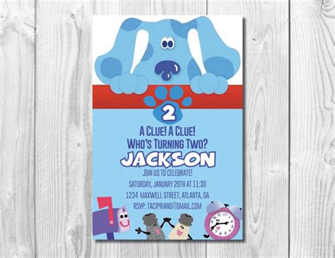 Blue S Clues Invitations Free Printable Free Printable | Fanny Printable