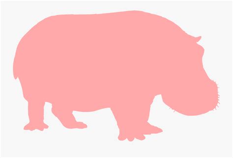 Hippo Silhouette - Silhouette Hippo Svg , Free Transparent Clipart ...