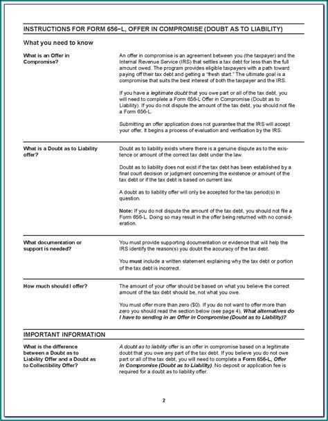 Irs Offer In Compromise Fillable Form - Form : Resume Examples #0g27AP6YPr