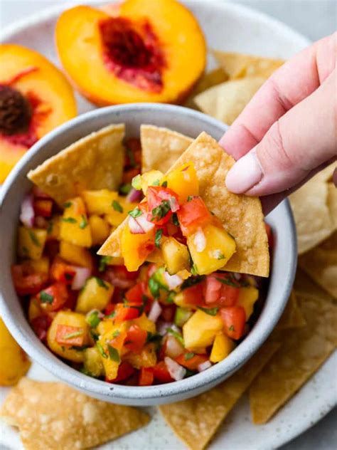 Fresh Peach Salsa Recipe The Recipe Critic