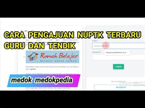 CARA PENGAJUAN NUPTK TERBARU YouTube