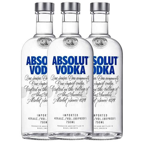 Kit Vodka Absolut Ml Garrafas Em Promo O Na Americanas