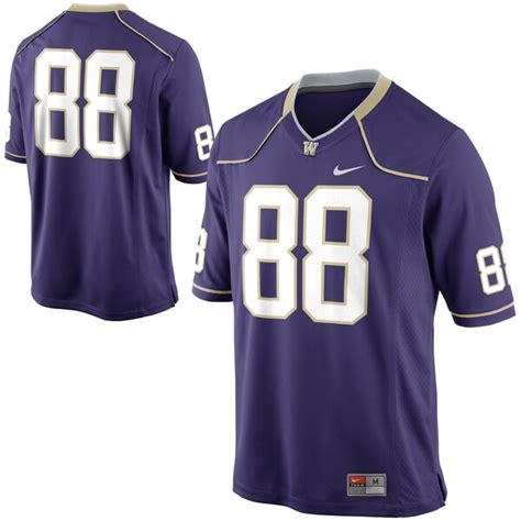 Nike Washington Huskies #88 Game Football Jersey - Purple | University ...