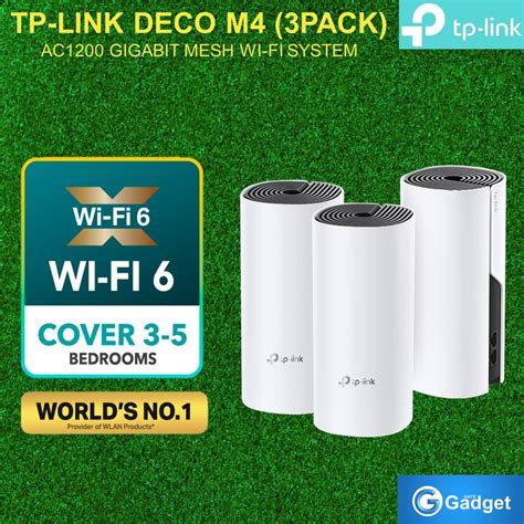 TP LINK DECO M4 Tplink M4 Deco M4 AC1200 GIGABIT MESH WIFI ROUTER