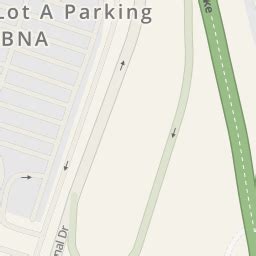 Driving directions to Cell Phone Waiting Parking Area - BNA, 1 Terminal ...