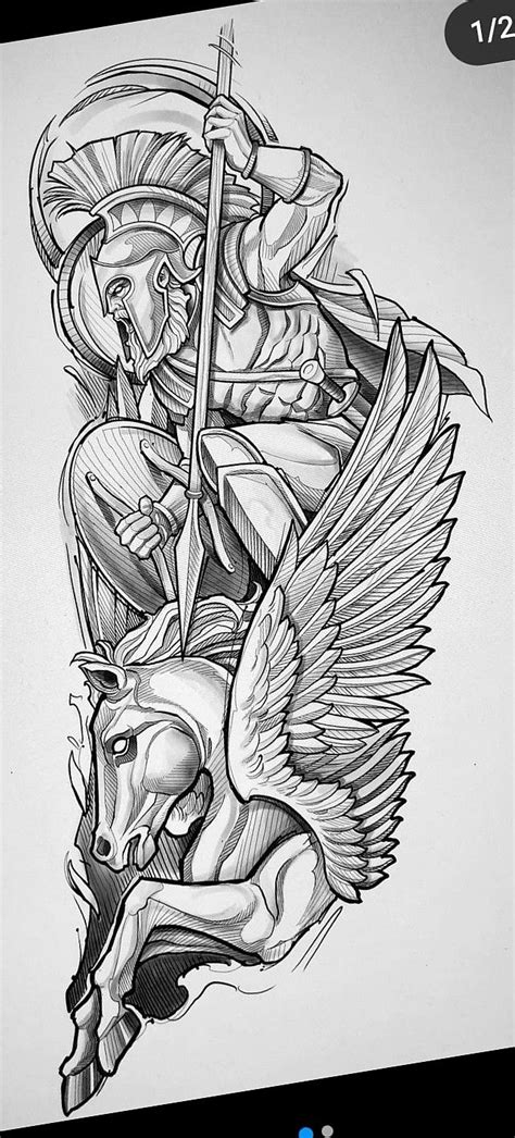 Pin By Daniel On Abc Half Sleeve Tattoos Drawings Greek Mythology