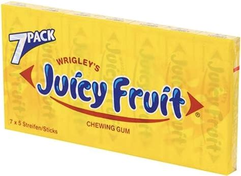 Wrigleys Flavours Juicy Fruit Chewing Gum 14 Packs Uk Grocery