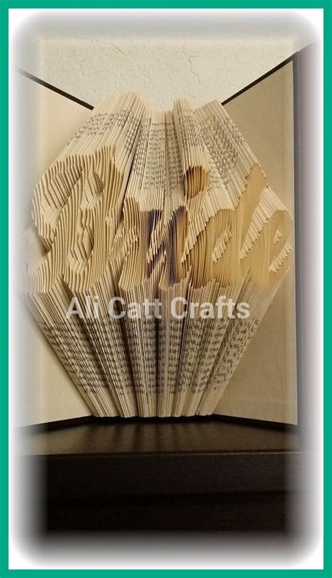 140 Bride MMF Book Folding Pattern Etsy Book Folding Patterns Book