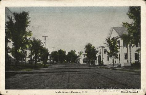 Main Street Canaan, NH Postcard