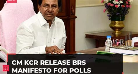 Telangana Elections 2023 Cm Kcr Releases Brs Manifesto For Polls The