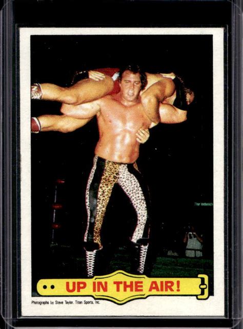 Topps Wwf Up In The Air Brutus Beefcake Rookie Rc Wrestling