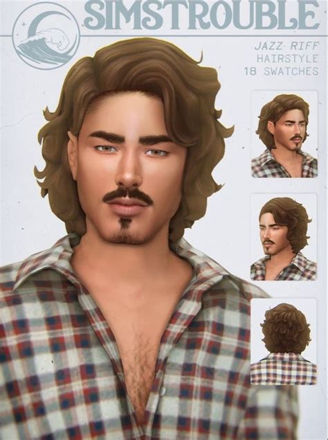 Pin By India Forest On Sims Sims Hair Sims Hair Male Sims