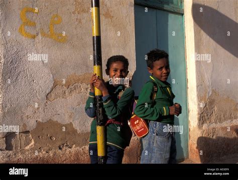 Stock image of African school children in school uniforms Stock Photo - Alamy