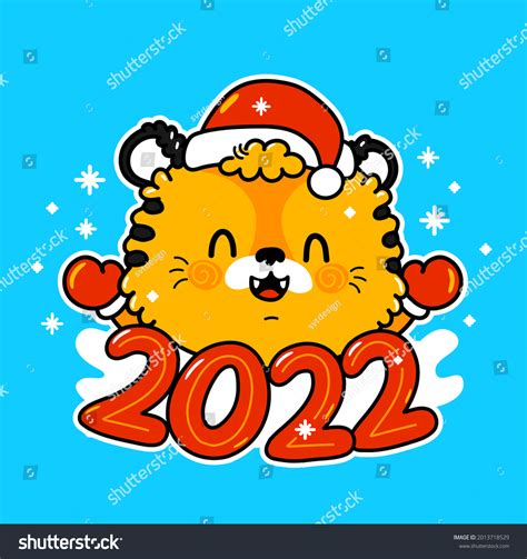 Cute Funny New Year Symbol Stock Vector Royalty Free