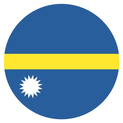 Flag For Nauru Vector SVG Icon - SVG Repo