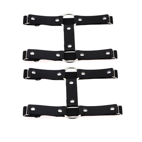 Top Brands Bottom Prices Adjustable Elastice 2 Rows Leather Leg Harness