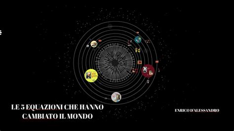 LE 5 EQUAZIONI CHE HANNO CAMBIATO IL MONDO By Enrico D Alessandro