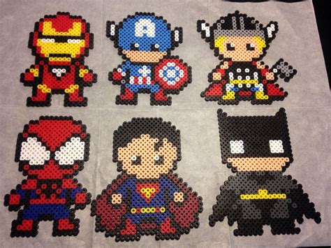 Perler Beads Dc Heroes