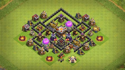 Undefeated Town Hall Th Trophy Farming Base Best Th