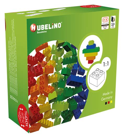 Hubelino Bausteine Set 60 Teile Bunt