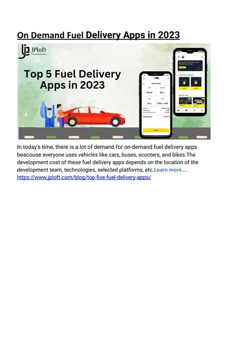 Ppt On Demand Fuel Delivery Apps In Powerpoint Presentation