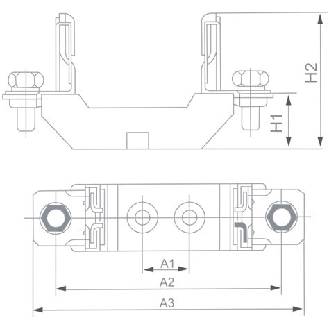 BASE PORTAFUSIBLE CUCHILLA NH 01 1 POLO RT161BTIENDA ELECTRICIDAD