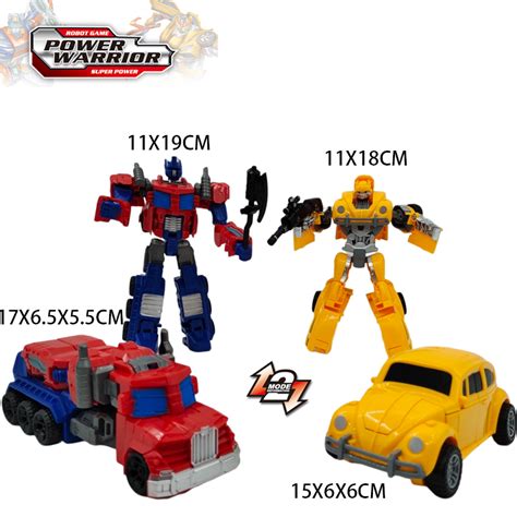 Pcs Transformers Model Optimus Prime Bumblebee Shape Shifting Robot