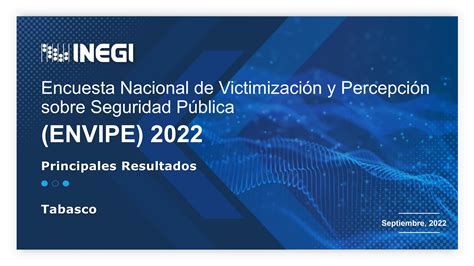 Encuesta Nacional De Victimización Y Percepción Sobre Seguridad Pública By Grupocantondigital