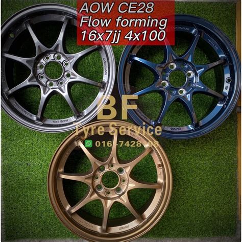 Flow Forming 🔥aow Fta Auto Option Rays Ce28 16 4x100 7j Et40 New Sport