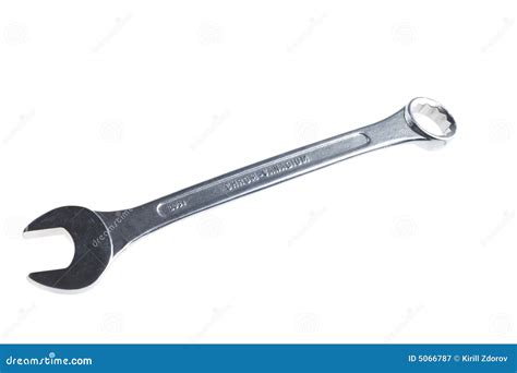 Chrome Vanadium Spanner Stock Image Image Of Side Spanner