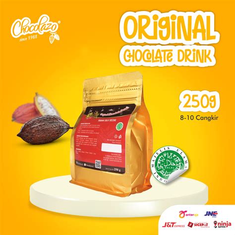 Minuman Dark Coklat Original Chocolate Drink I Chocolazo Hot Cocoa