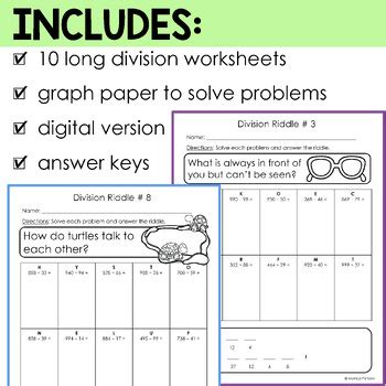 Long Division Practice Worksheets Division Practice Activities Th Th