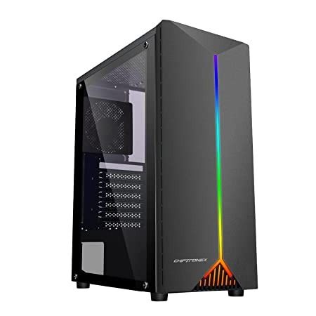 CHIPTRONEX X310B Mid Tower ATX Gaming Cabinet USB 3.0 with Bottom PSU ...