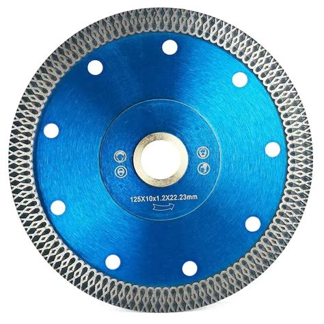 Diamond Tile Saw Blade Super Thin Turbo Porcelain Blade For Granite