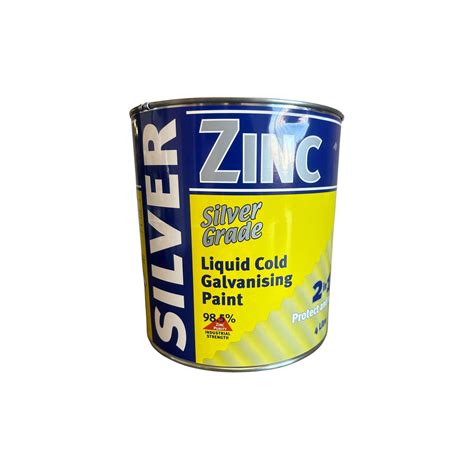 Silverzinc Liquid Cold Galvanising Paint Spray Blast Inspect