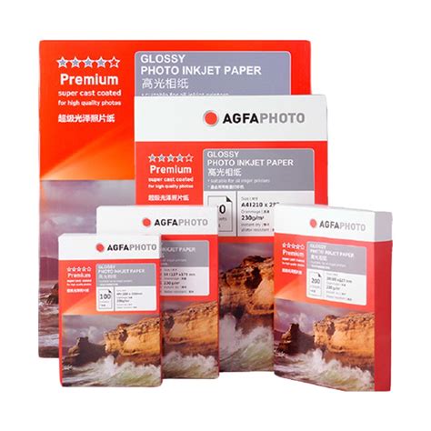 Agfa High Gloss Inkjet Photo Paper 4R 260gsm 100sheets Shopee Malaysia