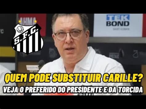 VEJA O NOME PREFERIDO DE MARCELO TEIXEIRA CASO CARILLE SAIR DO SANTOS