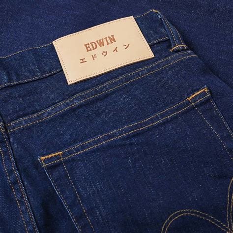 Edwin Ed Slim Tapered Jean Rinsed Cs Power Blue End Us