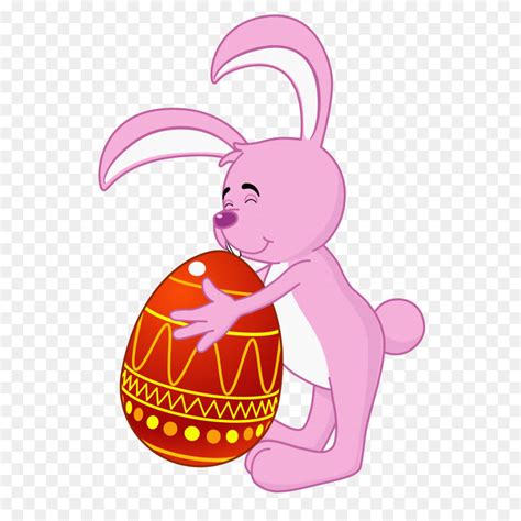 Easter Bunny Clip Art Easter Bunny With Egg Transparent Png Clipart