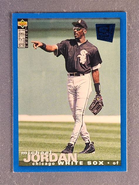 Collector S Choice Se Blue Foil Michael Jordan Chicago White Sox