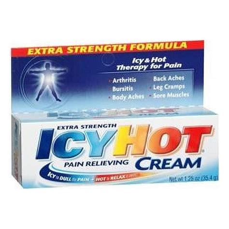 4 Pack Icy Hot Pain Relieving Cream Extra Strength 125 Oz Each