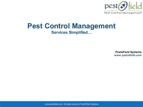 Pest Control Management Pest Control