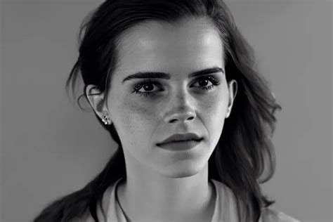 A Cinematic Photograph Of A Lightbulb With Emma Watson Stable