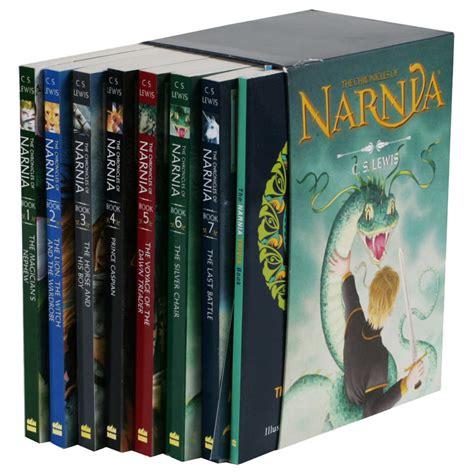 The Chronicles Of Narnia By C S Lewis 8 Book Box Set Chronicles Of Narnia Books Chronicles