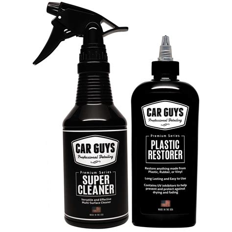 Buy CarGuys Car Detailing Kit Super Cleaner Plastic Restorer Works