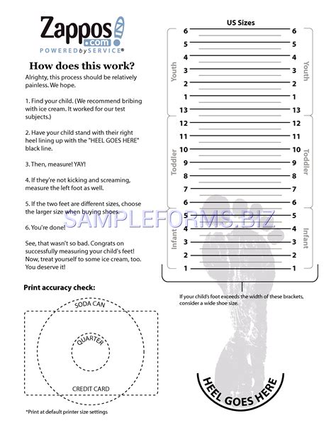 Toddler Little Kid Shoe Size Chart - Greenbushfarm.com